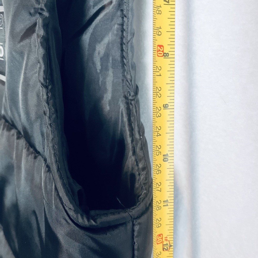 Ecko Unltd. Puffer Vest  Lg Black Full Zip Up Quilted Sleeveless Y2K Raw & Uncut - Picture 14 of 15